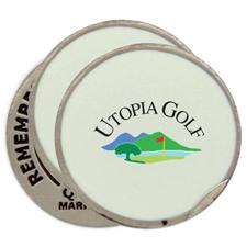 Classic Utopia Golf Logo Ball Markers