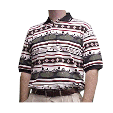 Tabasco Club Stripe Golf Shirt