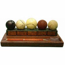 Golf Gifts & Gallery History of Golf Balls Pen/Paperclip Holder