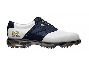 FJ MyJoys Men's  Collegiate Custom DryJoys Tour Golf Shoe